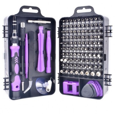 Purple Magnetic Electronics Repair Tool Set  Professional Precision tools phone repair Screwdriver Bits Set